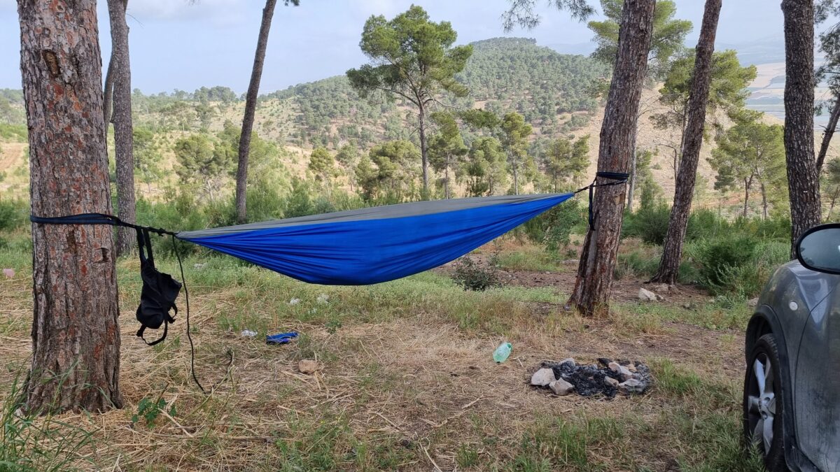 Gilboa mountain camping in Israel